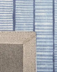 Teppich YARDERE Hellblau 80 x 150 cm Viskose_751212