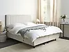 Bett verstellbar Stoff DUKE II 160 x 200 cm Hellbeige