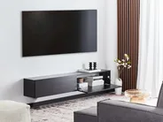 Wall Mounted TV Stand GLADSTONE Black_973488