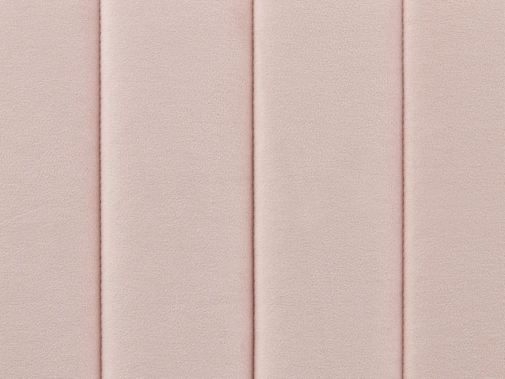Bett mit Lattenrost Samtstoff LUNAN 160 x 200 cm Pastellrosa_803510