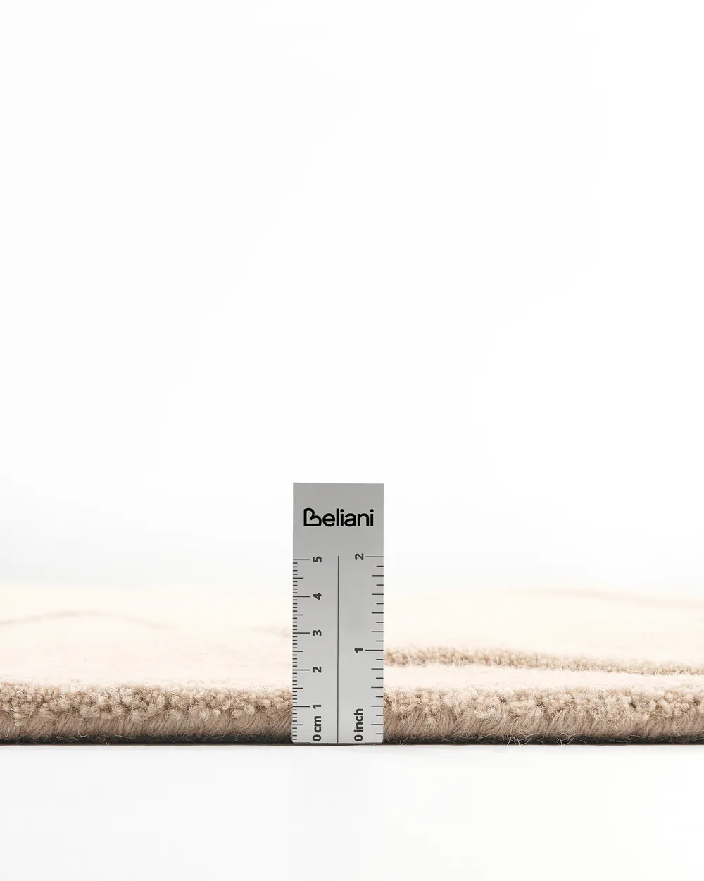 Teppich GAYA Beige 160 x 230 cm Wolle_1036982