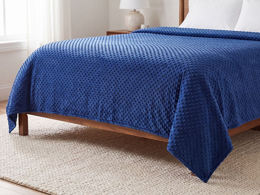 Bettbezug CALLISTO 135 x 200 cm Polyester Marineblau