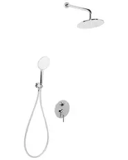 Concealed Shower Set with Rainshower PUELO Silver_1000135