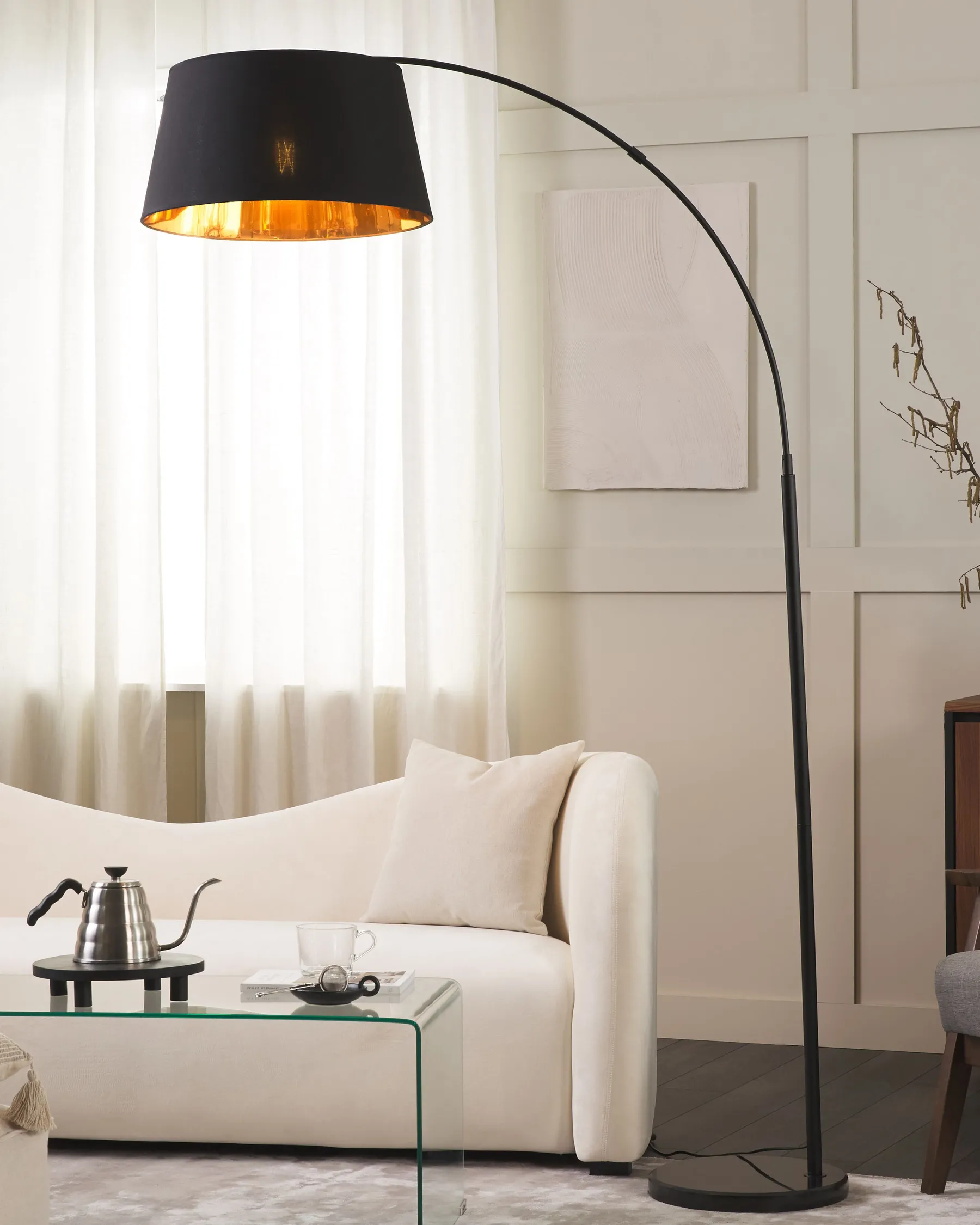 Floor Lamp YABUS Metal Black_818297