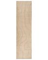 Rug SELVORI Beige 80 x 300 cm
