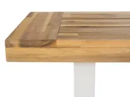 Garden Dining Set 6 Seater SCANIA Acacia Wood White_475767