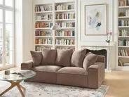 Sofa 3-Sitzer VISKAN Cord Dunkelbeige_1049587