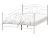 Bett mit Lattenrost Metall LYRA 140 x 200 cm Hellbeige