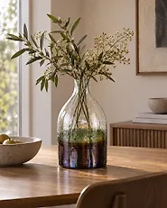 Blumenvase KULCHA 36 cm Glas Bunt_1183193
