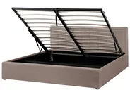 Bett mit Stauraum MONTLAUR Bouclé Taupe 180 x 200 cm_958612