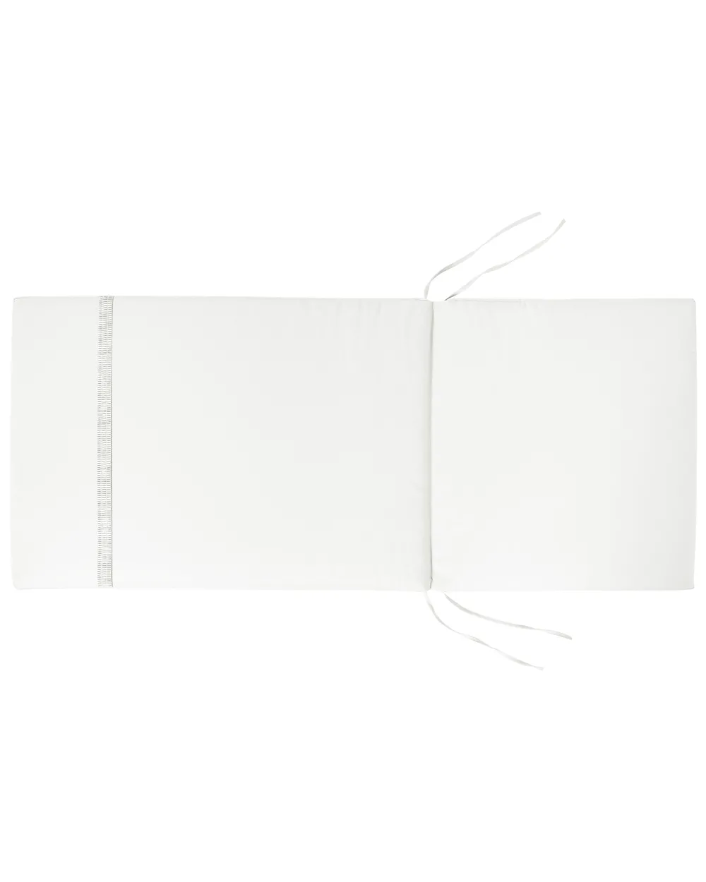 Set mit 6 Stühlen und Sitzkissen AMANTEA PREMIUM Akazienholz Cremeweiß_1066361