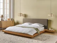 Wasserbett Bouclé ZEN 180 x 200 cm Naturfarbene Esche_1079792