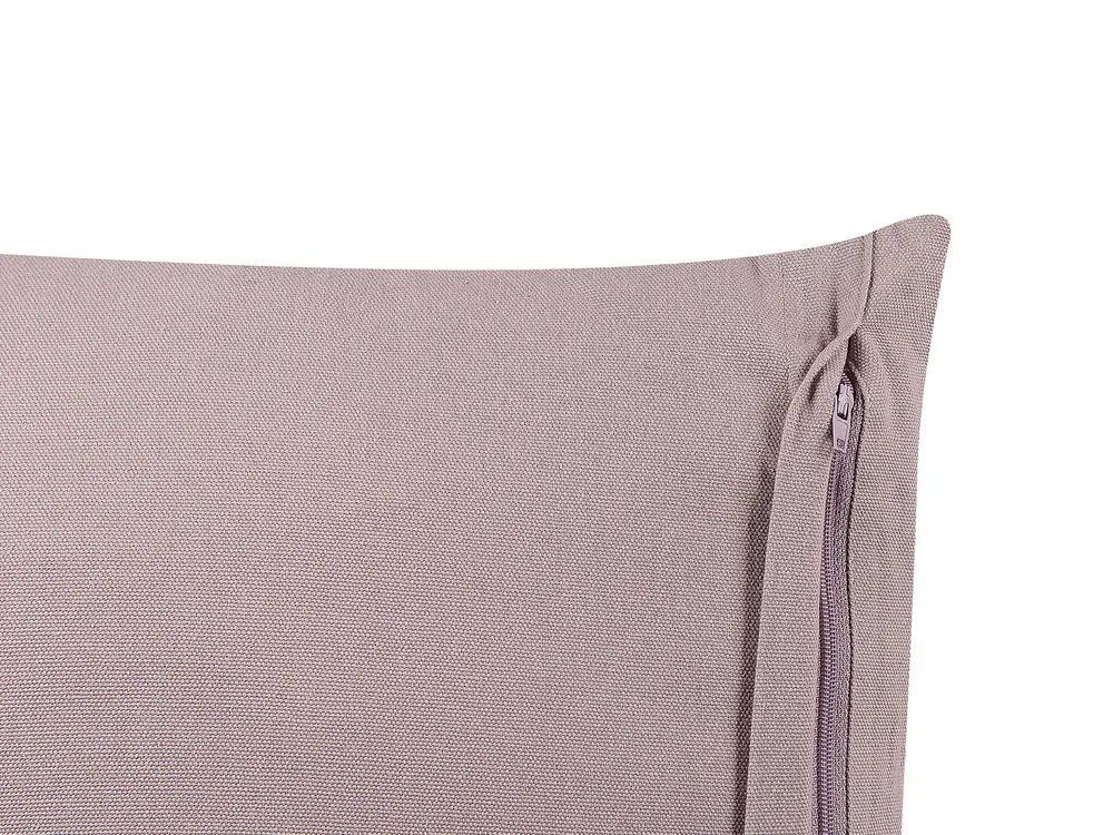 Dekokissen 2er Set KALMIA 45 x 45 cm Samtstoff Rosa Blumenmuster_838409