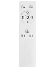 LED Deckenlampe VELORA mit Fernbedienung mit Dimmer Weiß_1125402