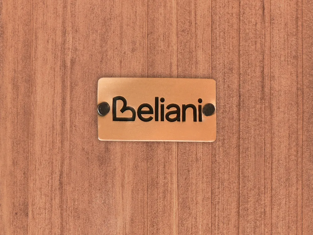 Pavillon VILLAROSA 320 cm 380 cm Tannenholz Braun / Beige_967188