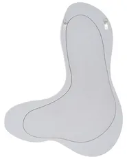 Wandspiegel GUICLAN 61 cm 83 cm Weiß_1003341