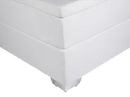 Boxspringbett Kunstleder PRESIDENT 140 x 200 cm Weiß_721754
