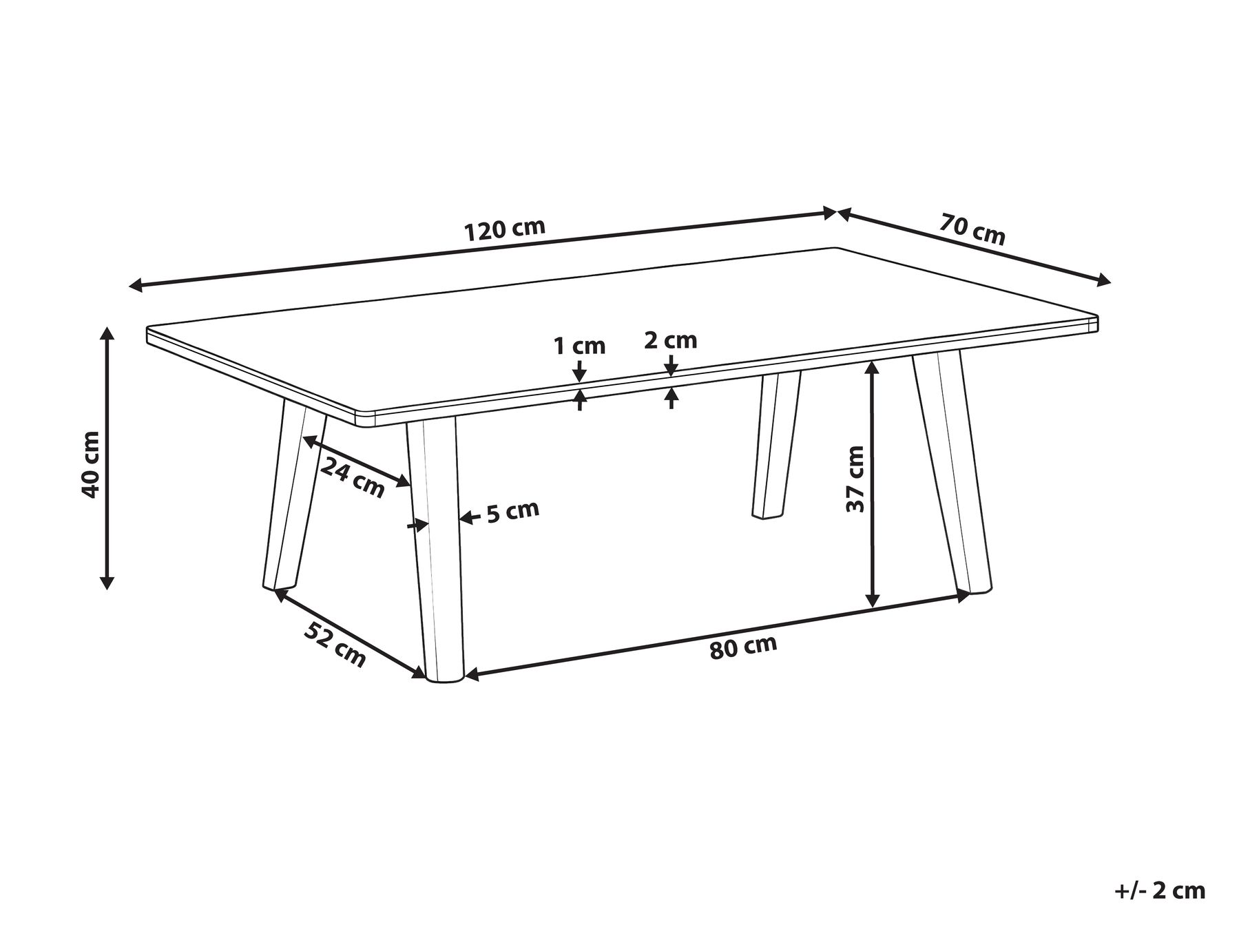 Coffee Table WALKER White Marble_1156274