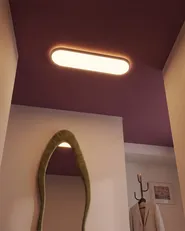 LED Ceiling Lamp CLARELLA with Remote with Dimmer White_1131357