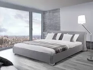 Waterbed Fabric PARIS 140 x 200 cm (EU Double) Grey_757298
