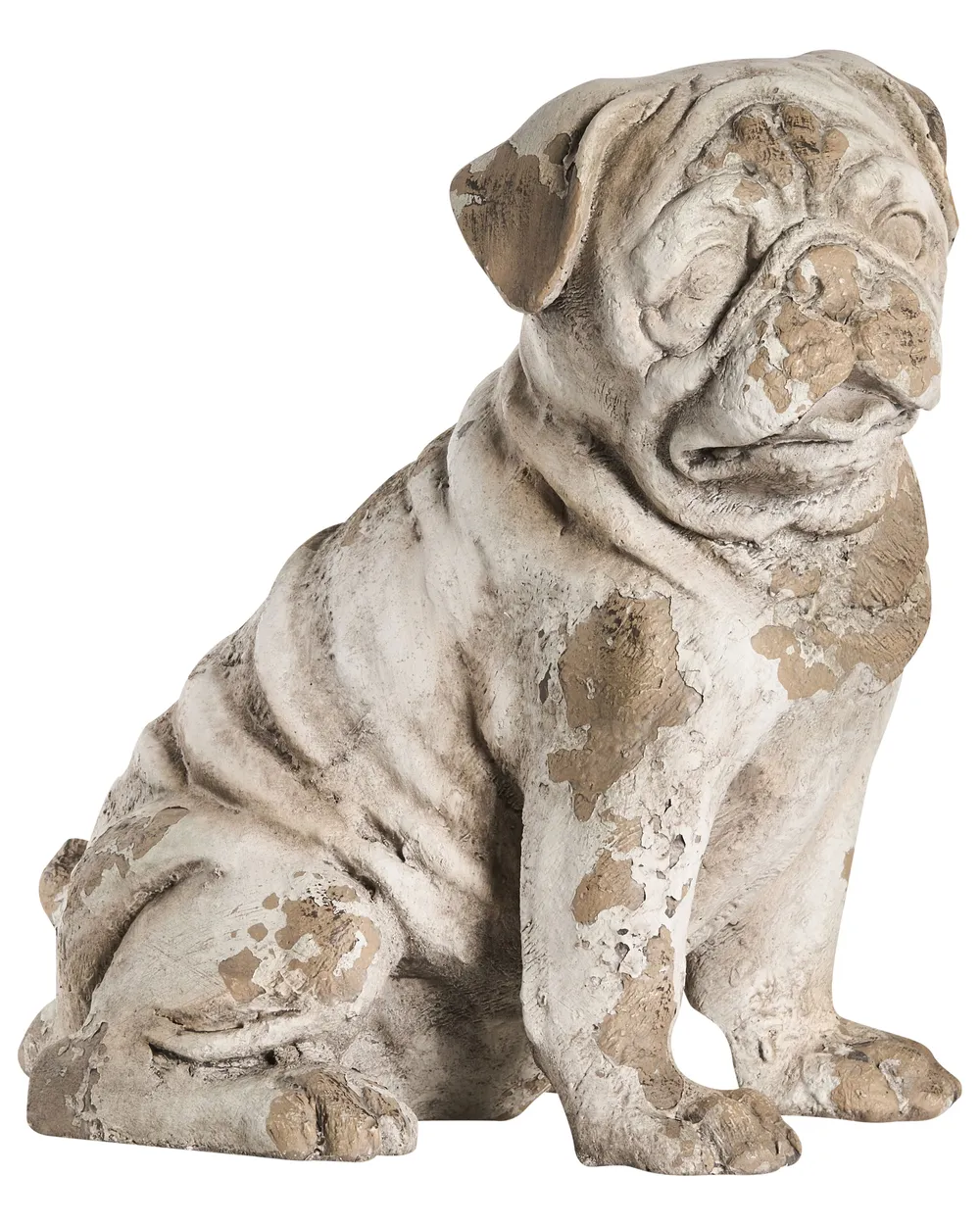 Gartenskulptur SARNANO Hund Beige