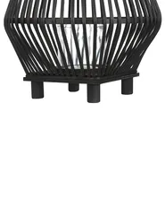 Laterne LEYTE 58 cm Bambus Schwarz_873490
