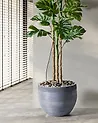 Blumenkübel ZAKROS 50 cm Grau
