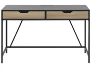 Schreibtisch JENA 120 cm 60 cm mit Schubladen Schwarz_863928