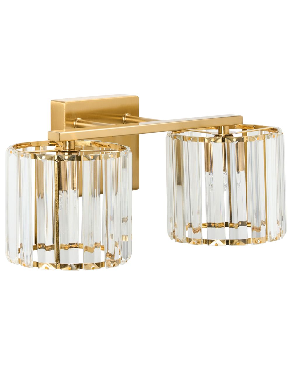 Metal Wall Lamp Gold LOURIDO