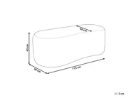 Pouf BAYARD Webpelz Hellbraun_1012222