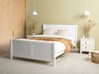 Bett mit Lattenrost Holz CHAMPAGNAT 140 x 200 cm Weiß