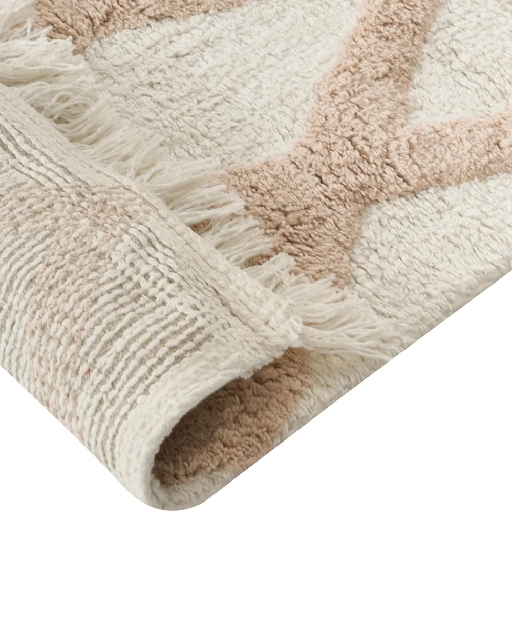 Kids Rug PUNSARI Light Beige 60 x 90 cm Cotton_1107599