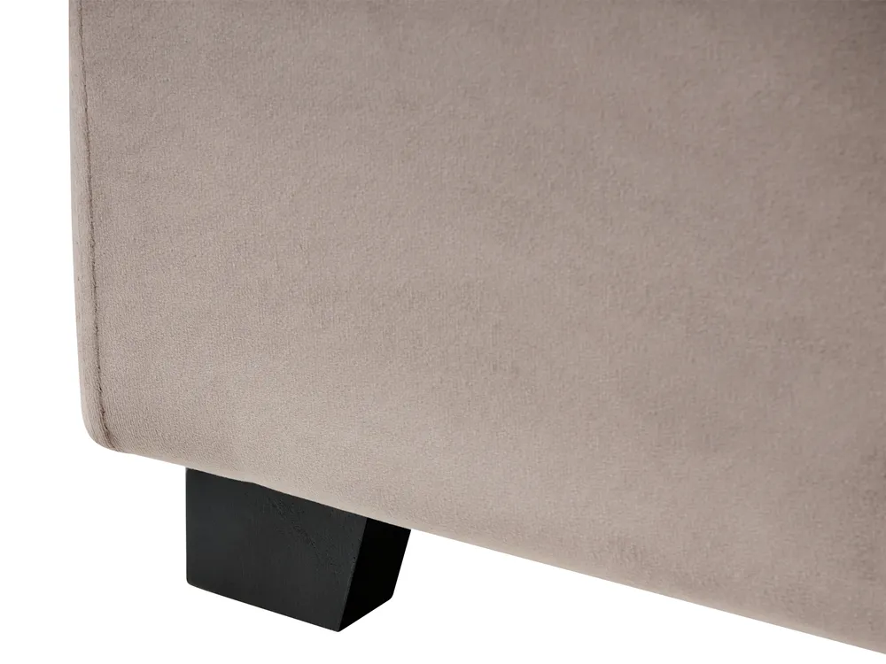 Bed Velvet ROUEN 160 x 200 cm (EU King Size) Taupe_1004660