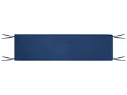 Gartenbank mit Auflage MONSANO 170 cm Eukalyptusholz Blau_1153980