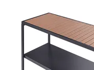 Outdoor-Kücheninsel AVETRANA Schwarz Metall_933456
