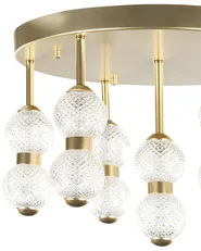 Deckenlampe YOWAKA Metall Gold_872859