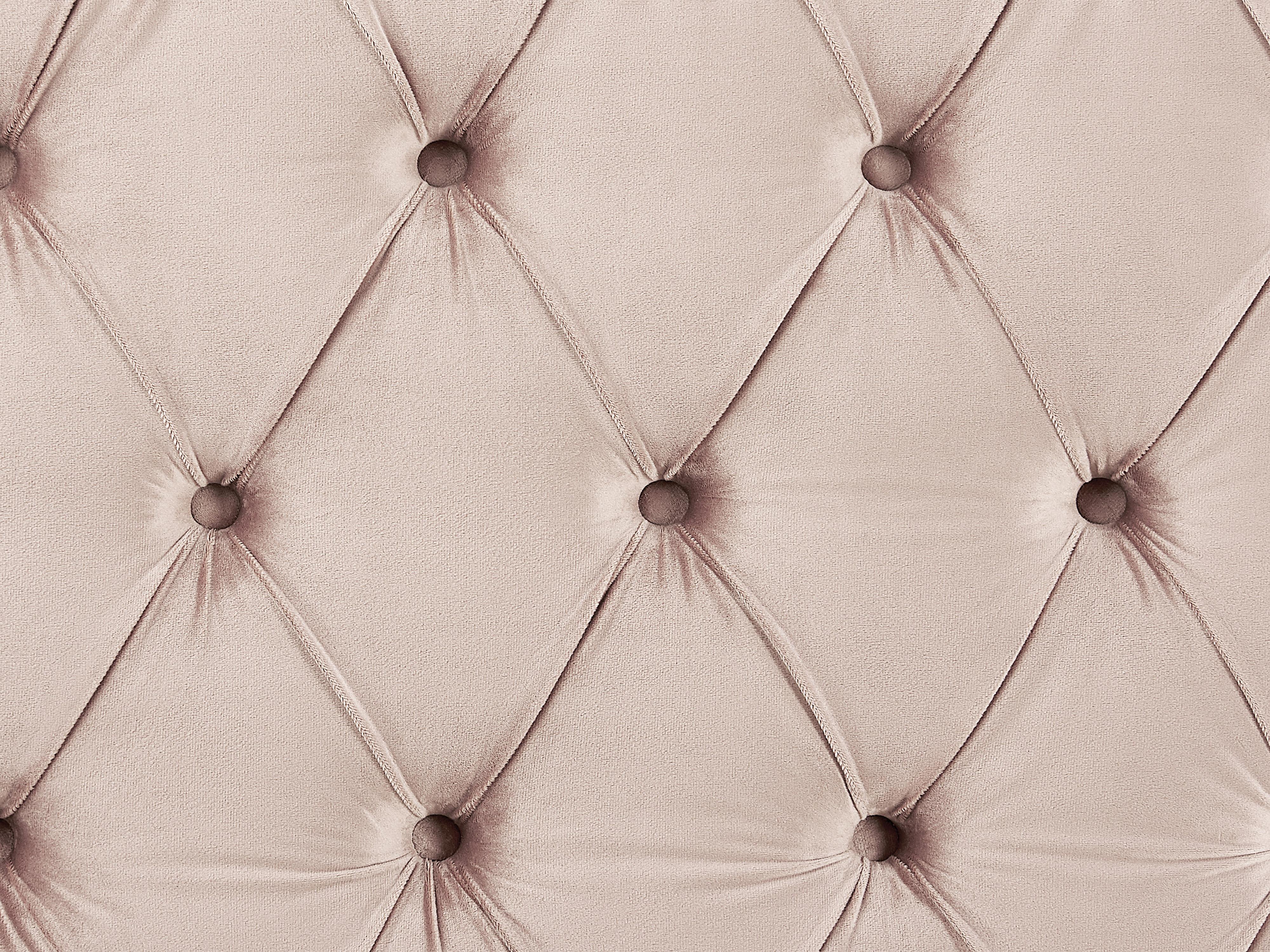 Bed Velvet AYETTE 160 x 200 cm (EU King Size) Pastel Pink_905323