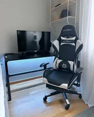 Gaming Stuhl VICTORY Kunstleder Weiß_1062731