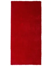 Zottelteppich DEMRE Rot 80 x 150 cm_715091