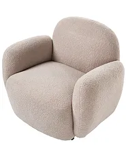 Fauteuil JULE Bouclé Beige_1125907