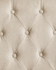 Set of 2 Dining Chairs VELVA Fabric Sand Beige_781885