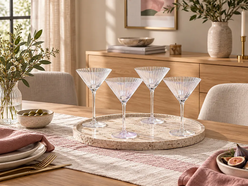 Martini Gläser 4er Set MORGANITE 220 ml Transparent