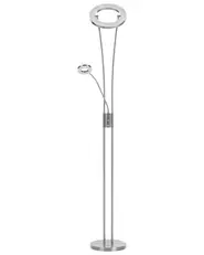 LED Floor Lamp KENNET  with Dimmer Metal Grey_1145468