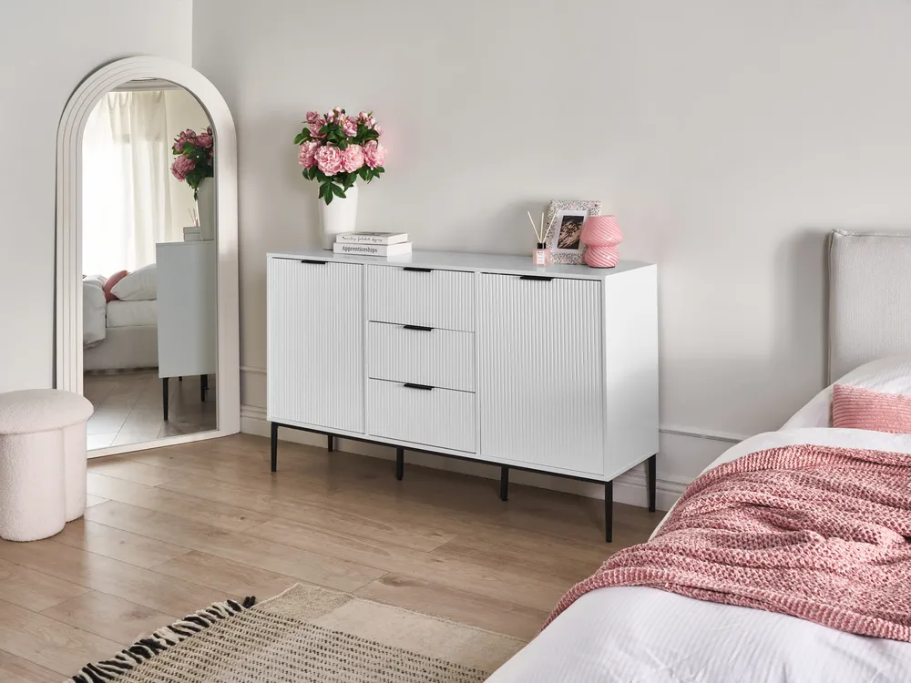 Sideboard mit 2 Türen LEDUC Weiß