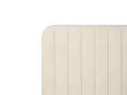 Bett mit Lattenrost Samtstoff LUNAN 180 x 200 cm Hellbeige_929279