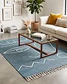 Outdoorteppich YAVU Blau 140 x 200 cm