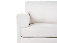 Sofa 2-Sitzer LOUSTO Stoff Hellbeige_1043913