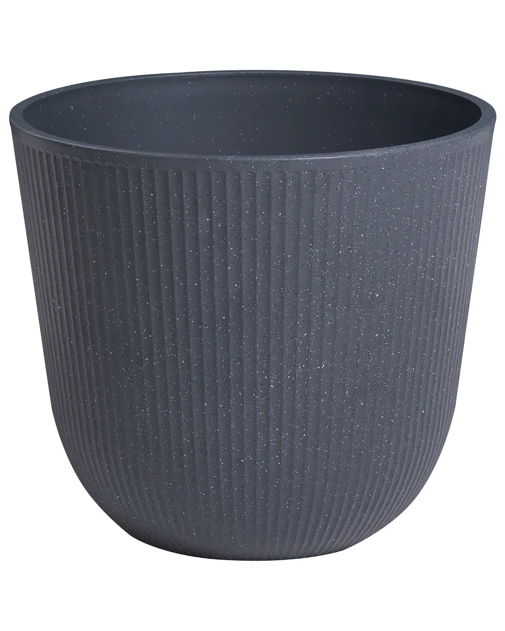 Lot de 2 pots de fleurs DRABA 44 cm Noir_1123640