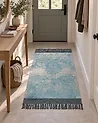 Teppich AKARSU Blau 80 x 150 cm Viskose
