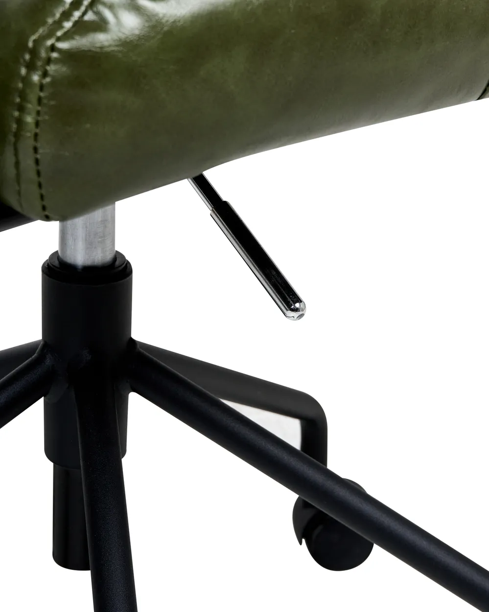 Desk Chair CANDOR Faux Leather Dark Green_993054